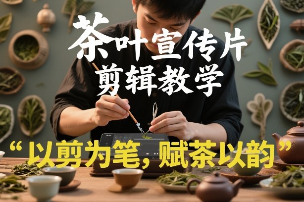 茶叶宣传片剪辑教学，以剪为笔，赋茶以韵，新手也能拍出高级感|雷宸资源库