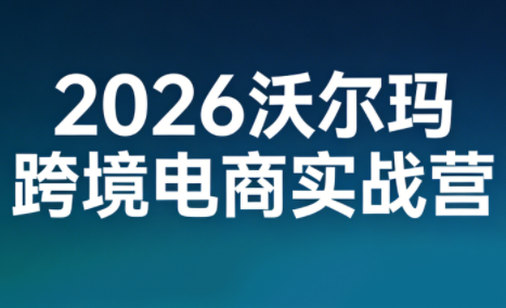 2026沃尔玛跨境电商实战营|雷宸资源库