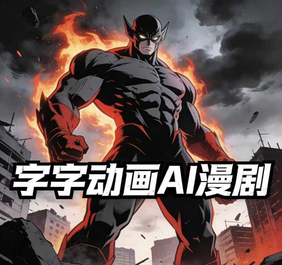 字字动画AI漫剧2026年第1期系统课程，小白看完就能学会实操的漫剧课，单人月收1-3W - 雷宸资源库|雷宸资源库