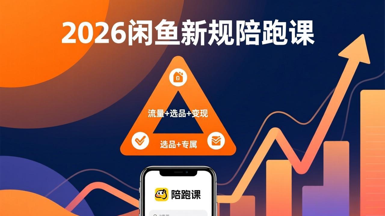 2026闲鱼高阶陪跑课全新上线，带你吃透新规玩转选品流量，从零搭建稳定变现盈利体系|雷宸资源库