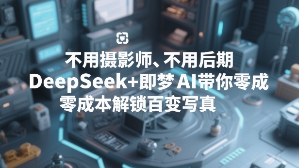 不用摄影师、不用后期，DeepSeek+即梦AI带你零成本解锁百变写真！ - 雷宸资源库|雷宸资源库