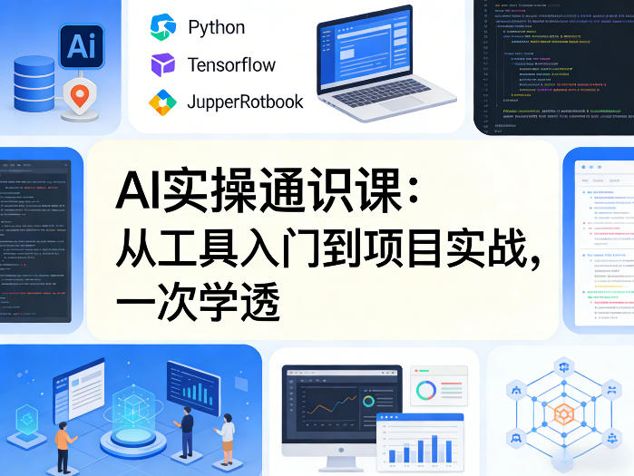 AI实操通识课，从工具入门到项目实战，一次学透 - 雷宸资源库|雷宸资源库