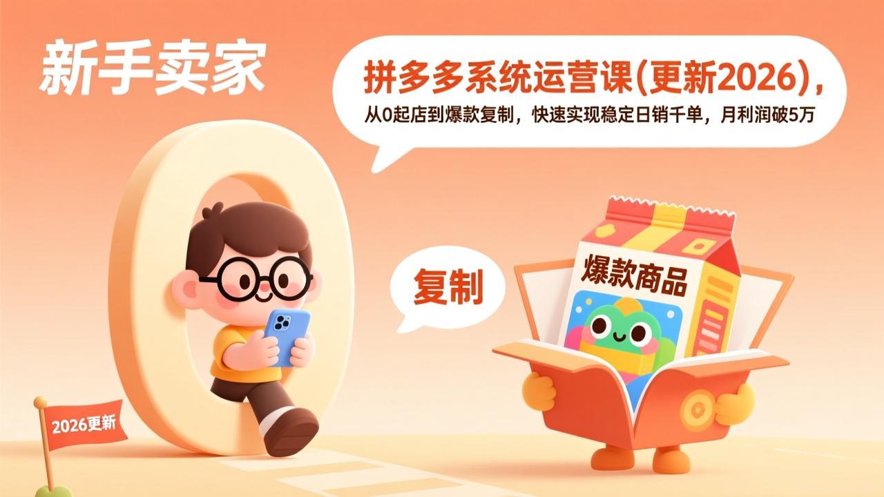 拼多多系统运营课(更新3月 - 雷宸资源库|雷宸资源库