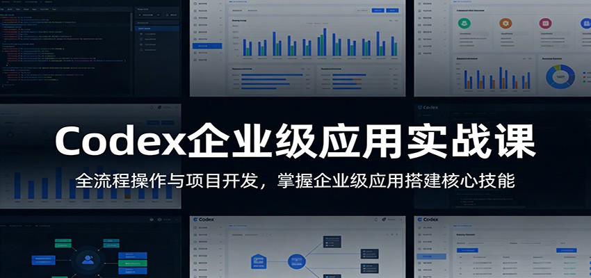 Codex企业级应用实战课：全流程操作与项目开发，掌握企业级应用搭建核心技能 - 雷宸资源库|雷宸资源库