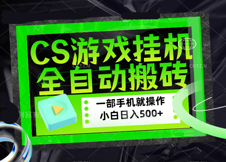CSGO游戏挂机捡漏搬砖，超稳定的项目，带领1000+小白实现日入500+，数据可视频验证 - 雷宸资源库|雷宸资源库