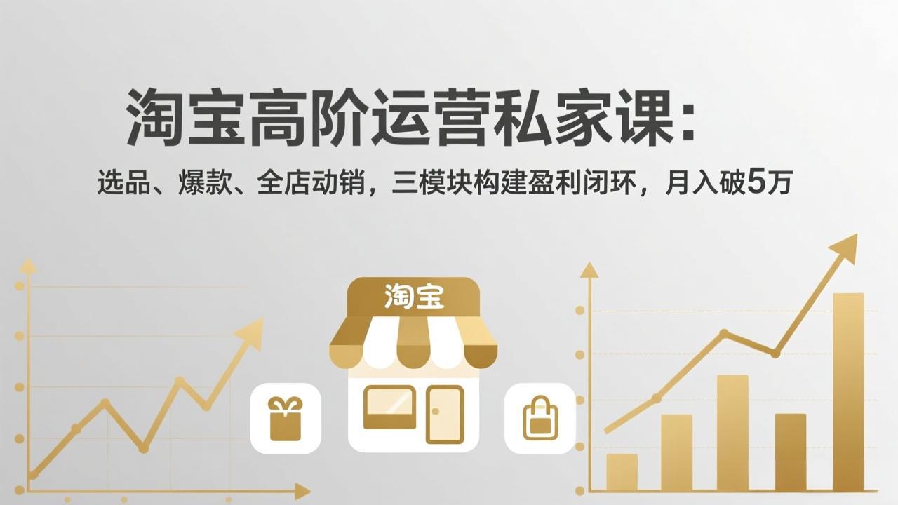 淘宝高阶运营私家课(更新26年4月 - 雷宸资源库|雷宸资源库