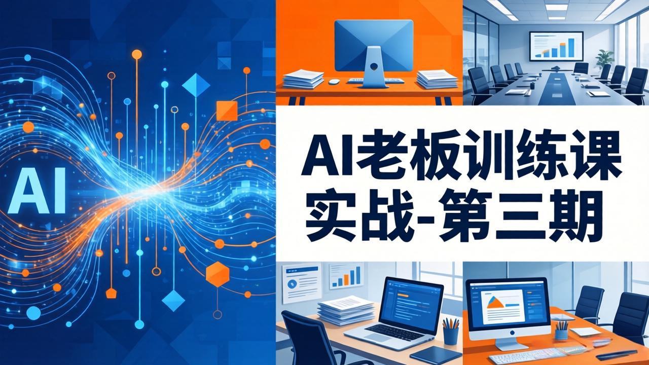 AI老板训练课实战-第三期：AI+内容应用落地教学，从0到1打通AI变现完整路径 - 雷宸资源库|雷宸资源库