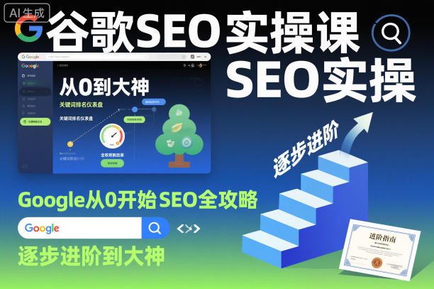 谷歌SEO实操课，Google从0开始SEO全攻略，逐步进阶到大神(更新26年)|雷宸资源库