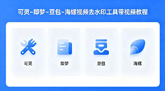 可灵–即梦–豆包–海螺视频去水印工具带视频教程|雷宸资源库